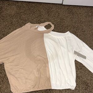 Lizard Thicket Cream Long Sleeve Top